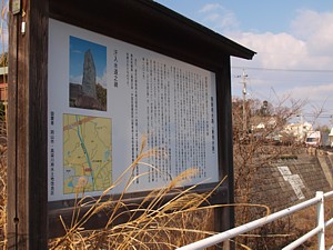 地名由来の看板