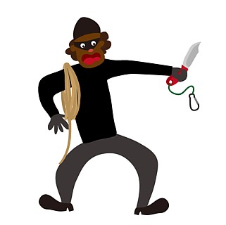 サバイバルナイフを持った教官