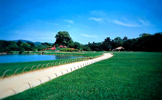 岡山後楽園の風景