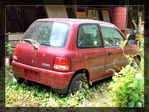 セルボモードのリアビュー