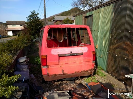 4代目ミニキャブのリアビュー