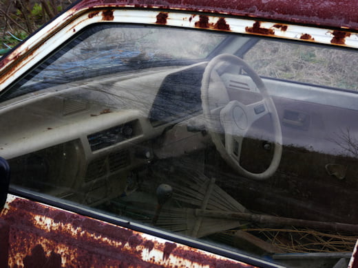 初代アルトの内装