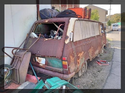 ハイエースワゴン　リア