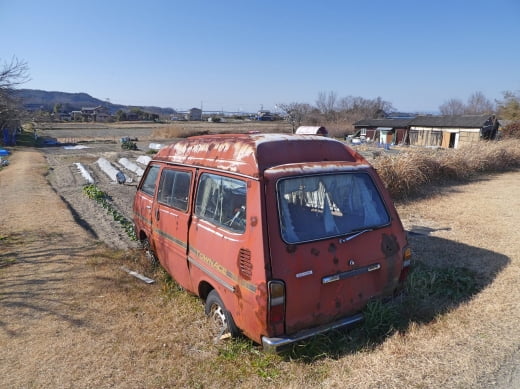 初代タウンエース　中期型リアビュー