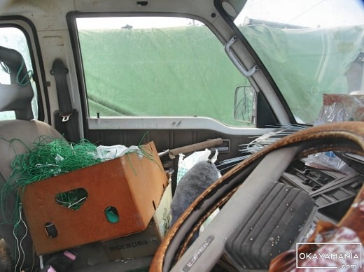 初代オートザムスクラムの車内