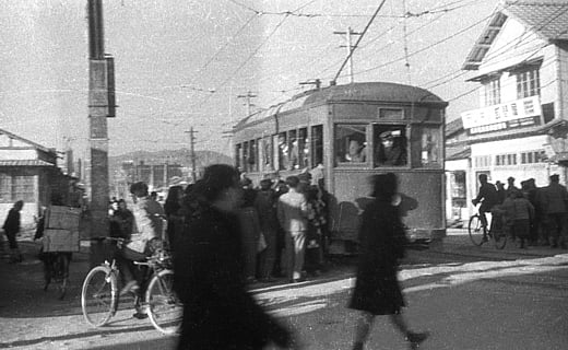 昭和22年の路面電車