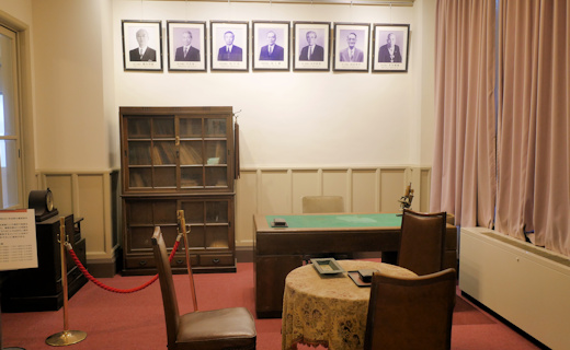 園長室と水田健輔