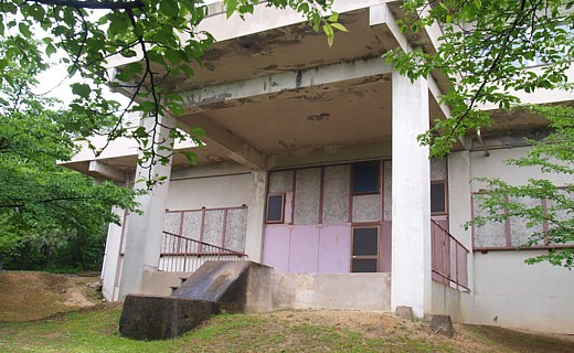 リフト発着場跡