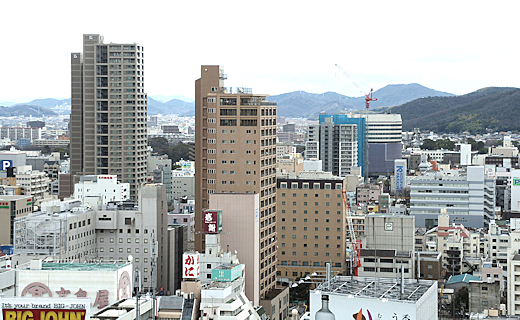 岡山で最も高い建物は？