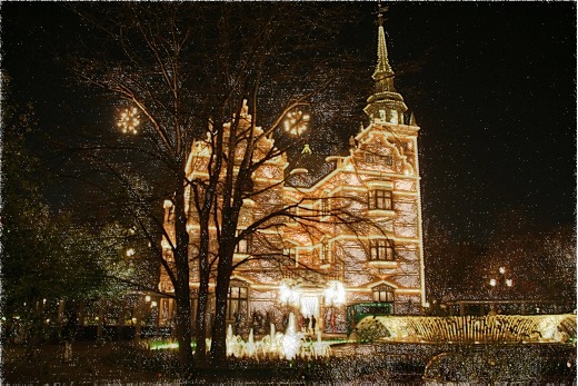 チボリタワー　正面から