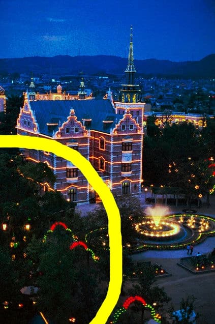 倉敷チボリ公園　イタリアンクッケン周辺