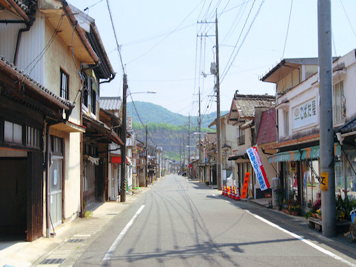 商店街の街並み