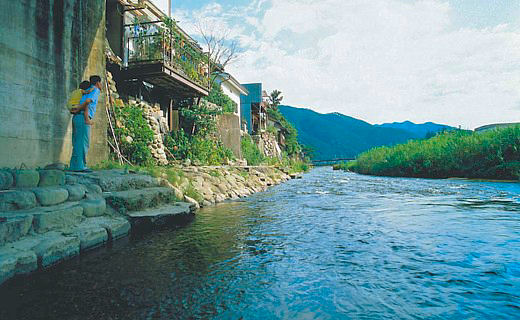 高瀬舟の発着場跡